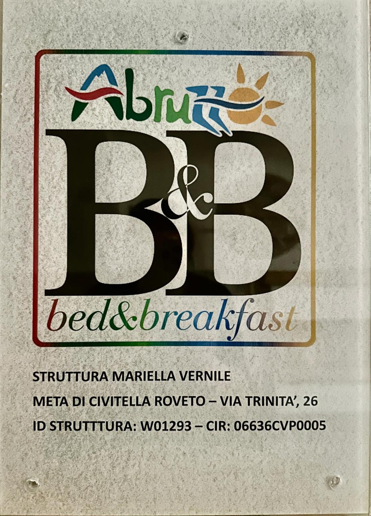 Mariella Vernile Civitella Roveto Ngoại thất bức ảnh